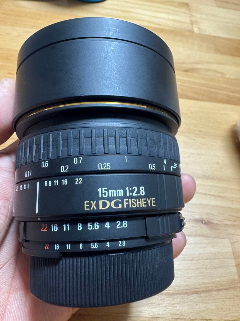 SIGMA 15mm F2.8EX DG FISHEYE(ニコン用）