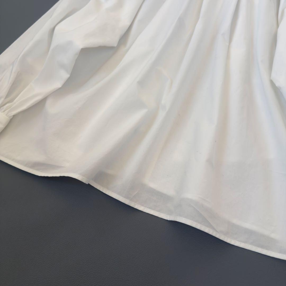 25年　新品　ユナイテッドアローズ コットンソリッド&ストライプボウタイブラウス