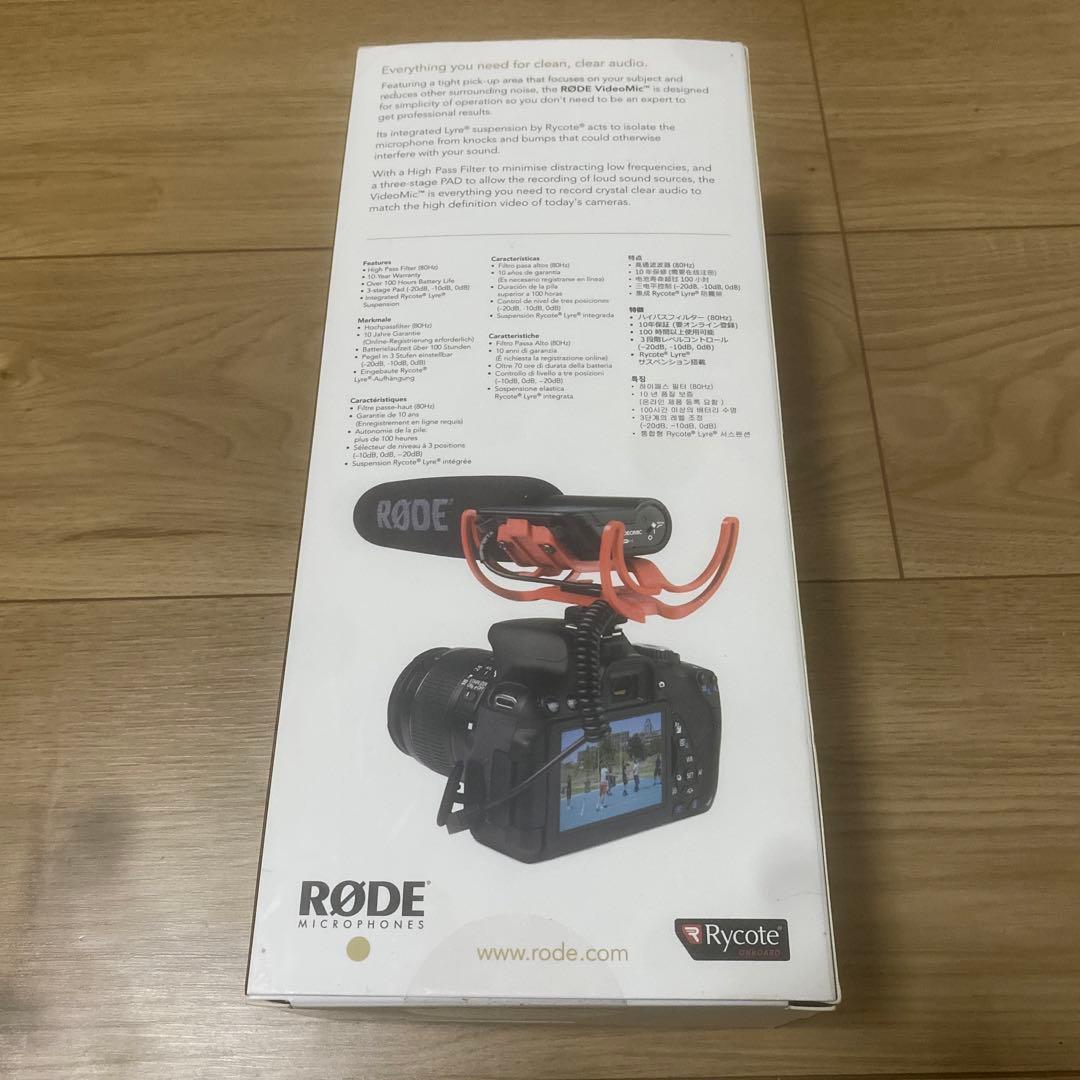 Rode videomic 開封のみ未使用
