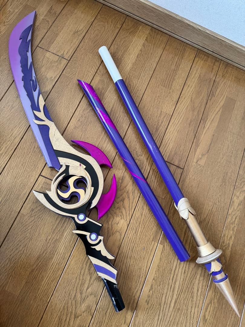 【※大幅値下げ】原神　雷電将軍　コスプレ一式　武器込み