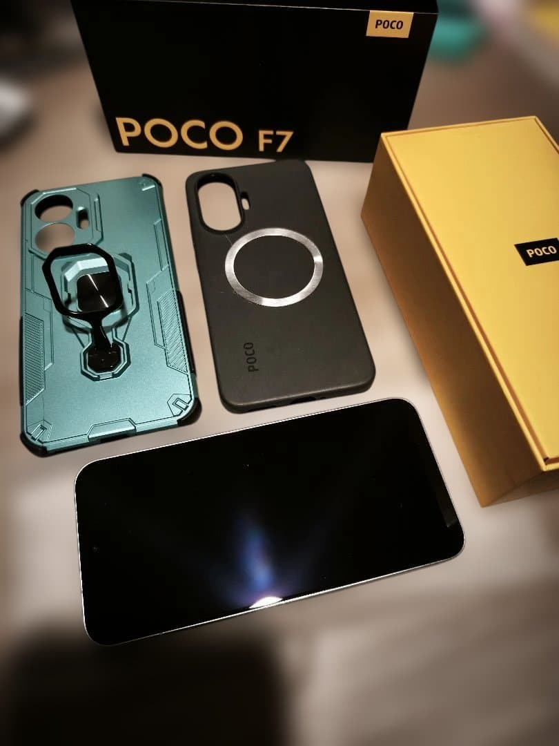 Xiaomi pocof7 使用2ヶ月美品 おまけ付き 検（F7 X7 M7