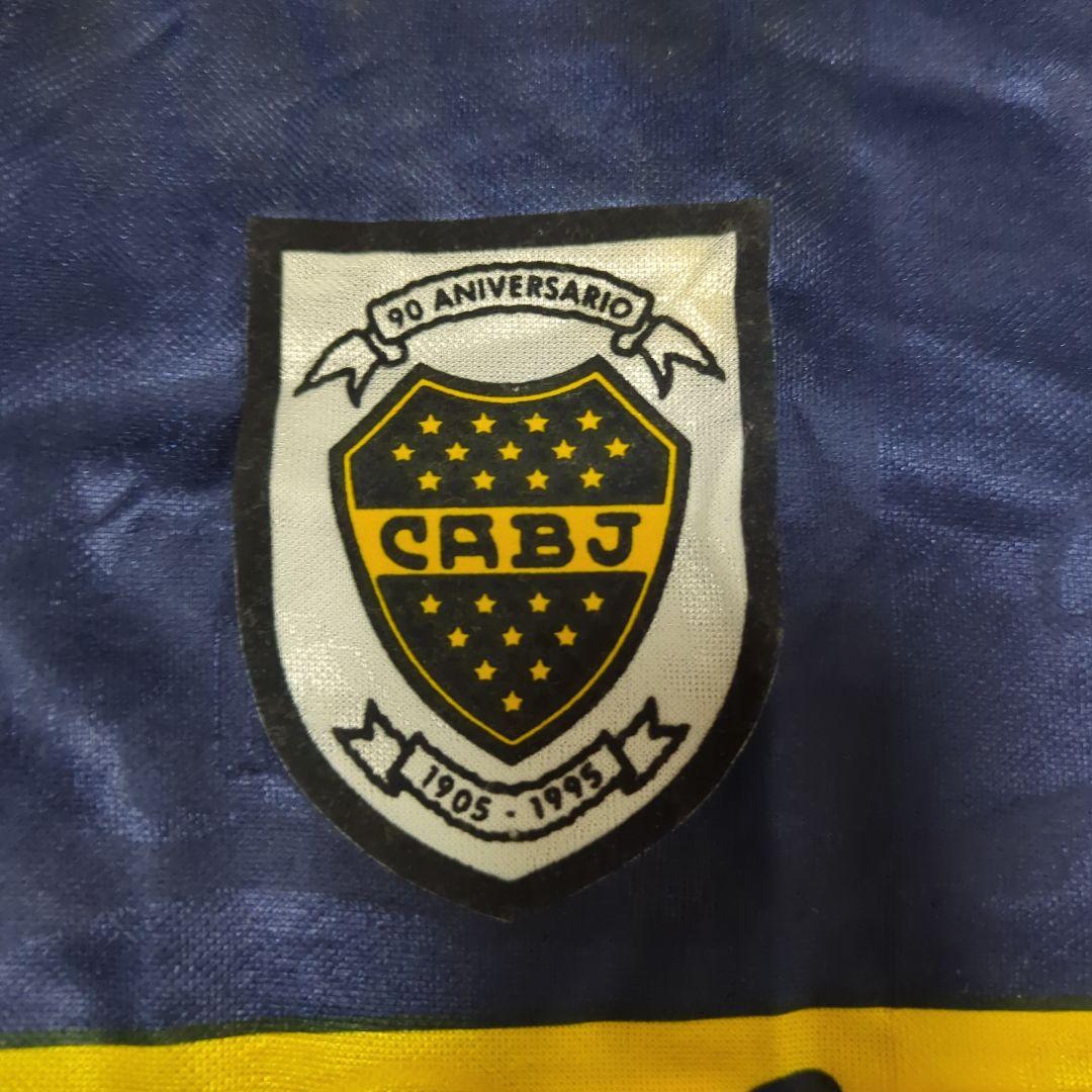 ボカ・ジュニアーズ 90周年記念シャツ ネイビー/イエロー