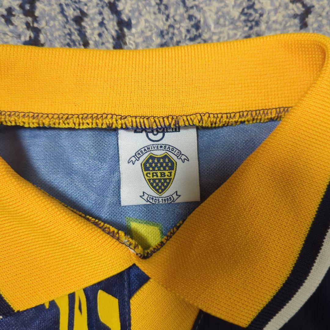 ボカ・ジュニアーズ 90周年記念シャツ ネイビー/イエロー
