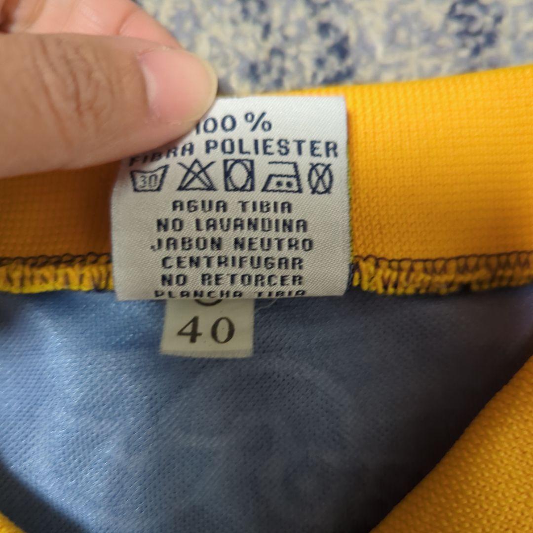 ボカ・ジュニアーズ 90周年記念シャツ ネイビー/イエロー