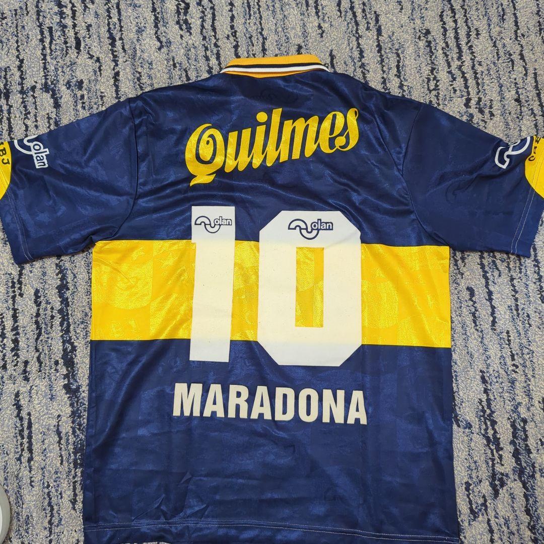 ボカ・ジュニアーズ 90周年記念シャツ ネイビー/イエロー