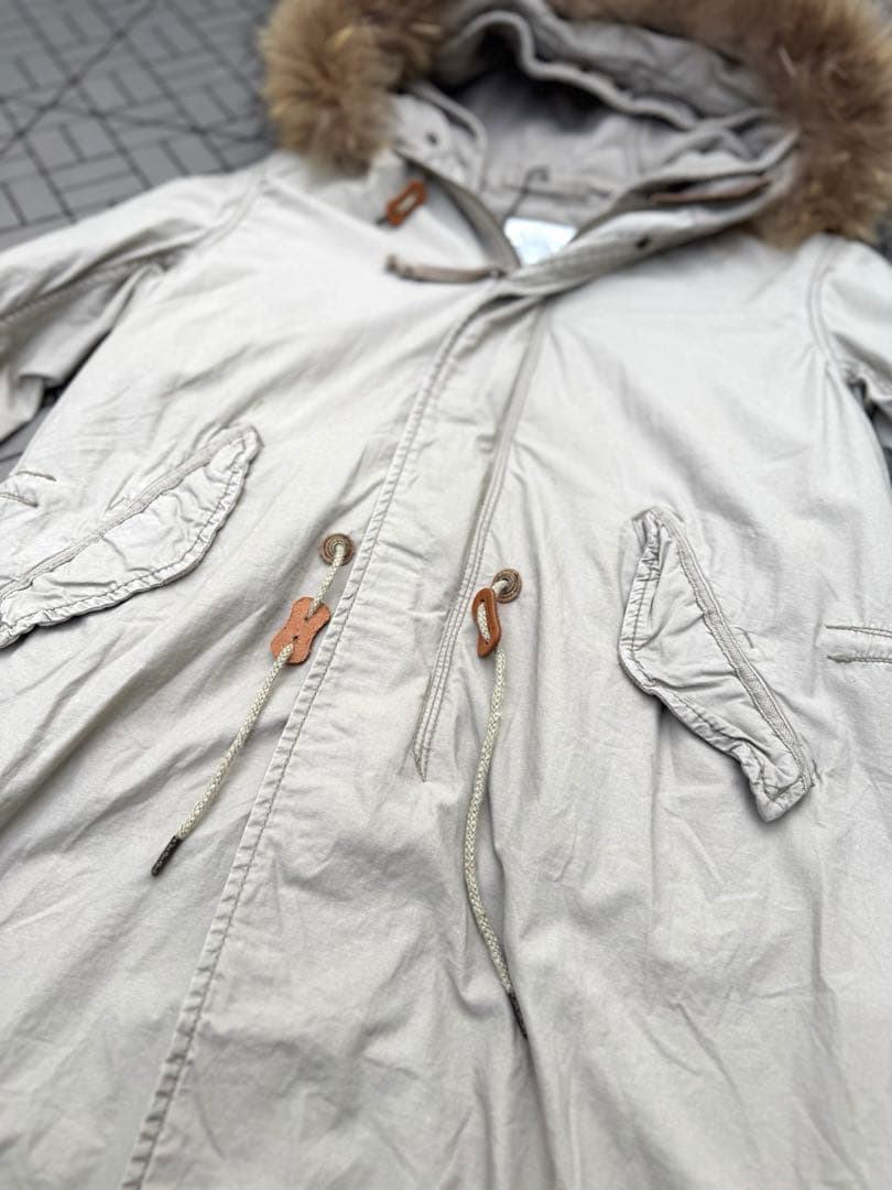 00's 希少‼︎ 新品未使用 goa Y2K ゴア モッズコート リアルファー