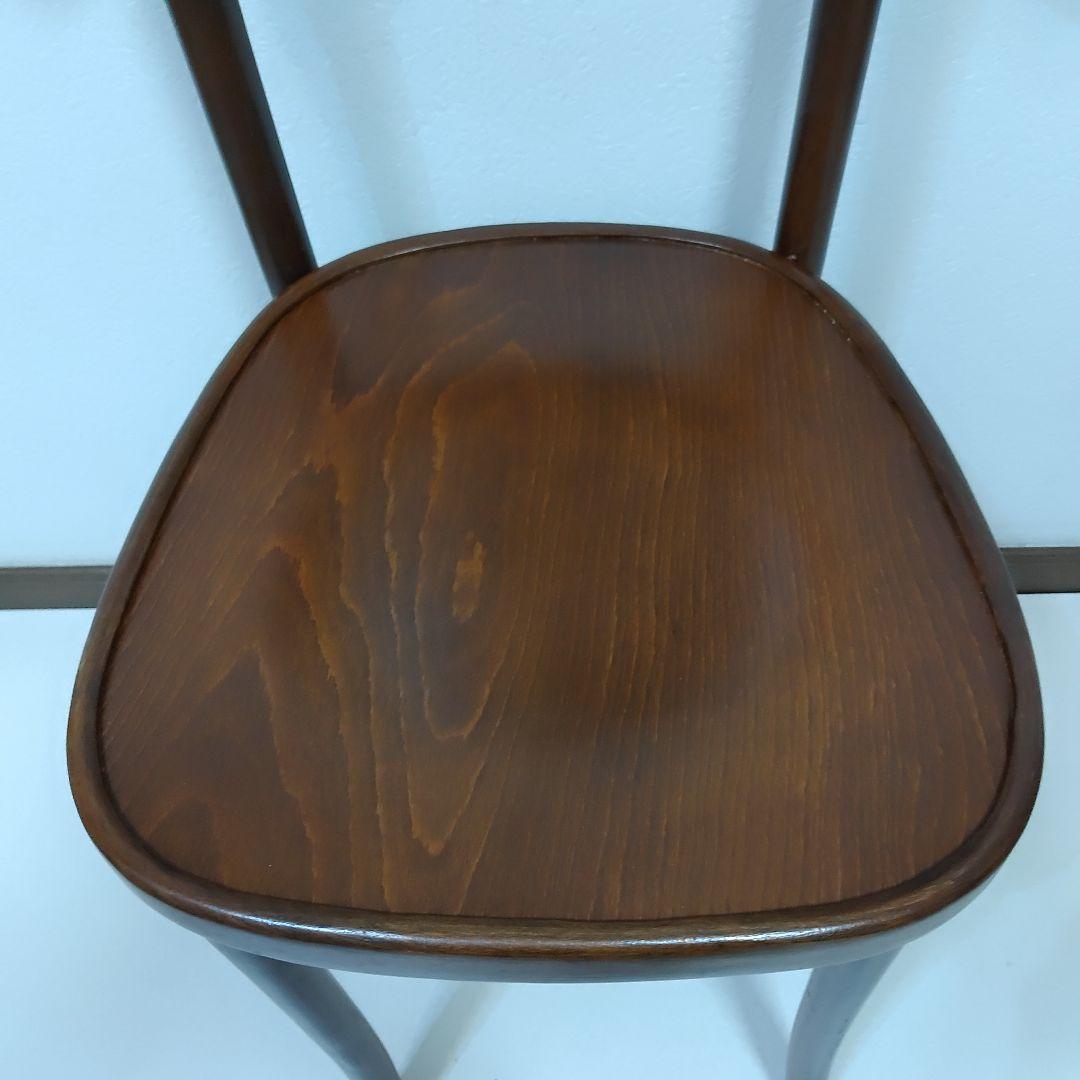 ③④ 2脚 フランス アンティーク レストラン ウッドチェア ベントウッドチェア