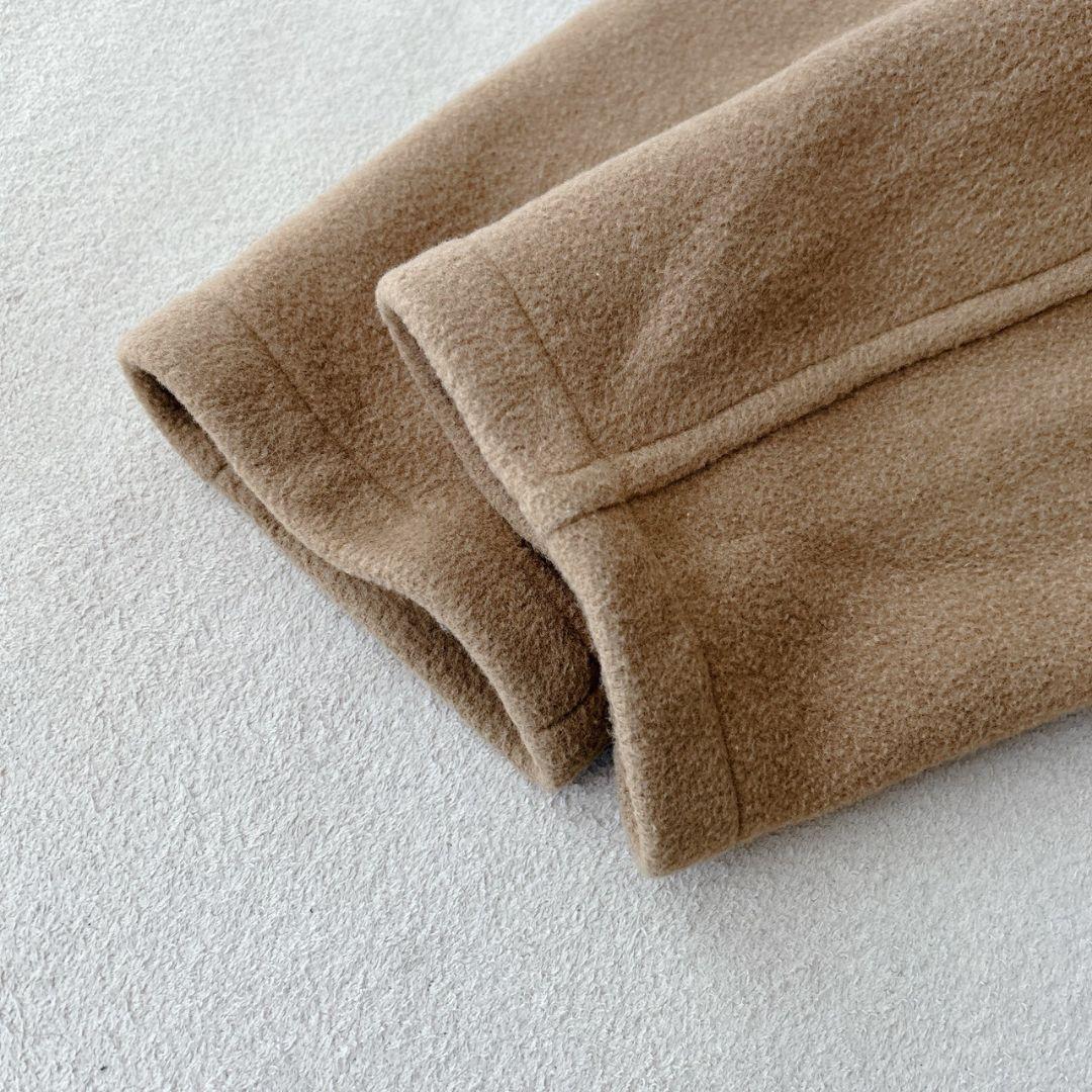 バーバリーズ ダッフルコート ノバチェック トグル キャメル L相当