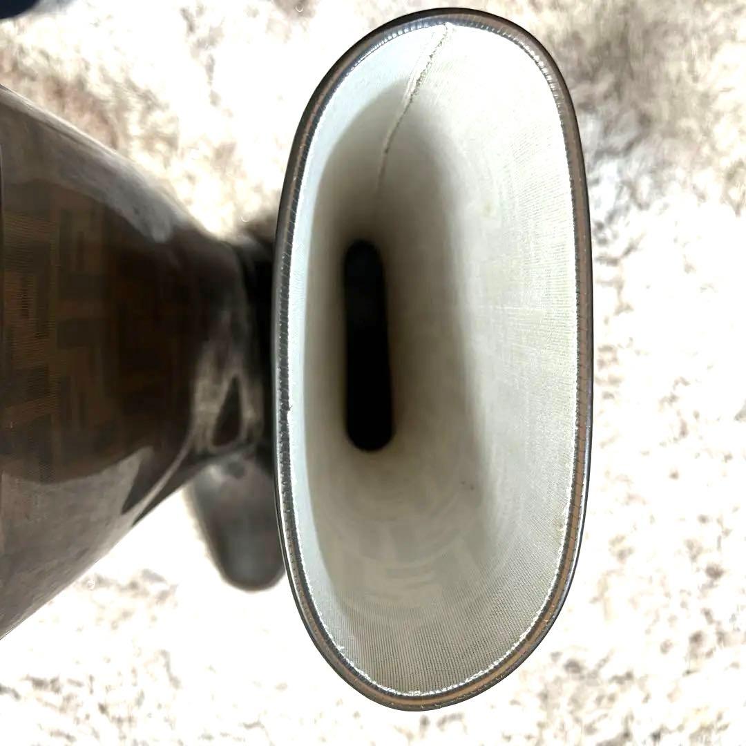 ✨美品✨ FENDI フェンディ レインブーツ 長靴 ズッカ柄 24.5 38