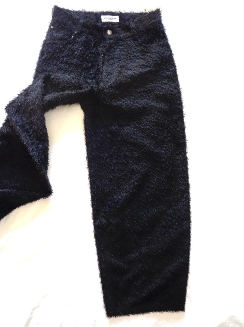 極美品 Charles Chaton mimic pants 36 black