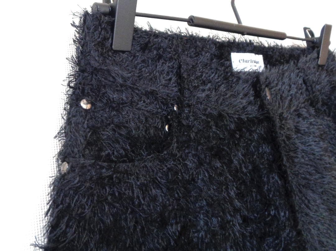 極美品 Charles Chaton mimic pants 36 black