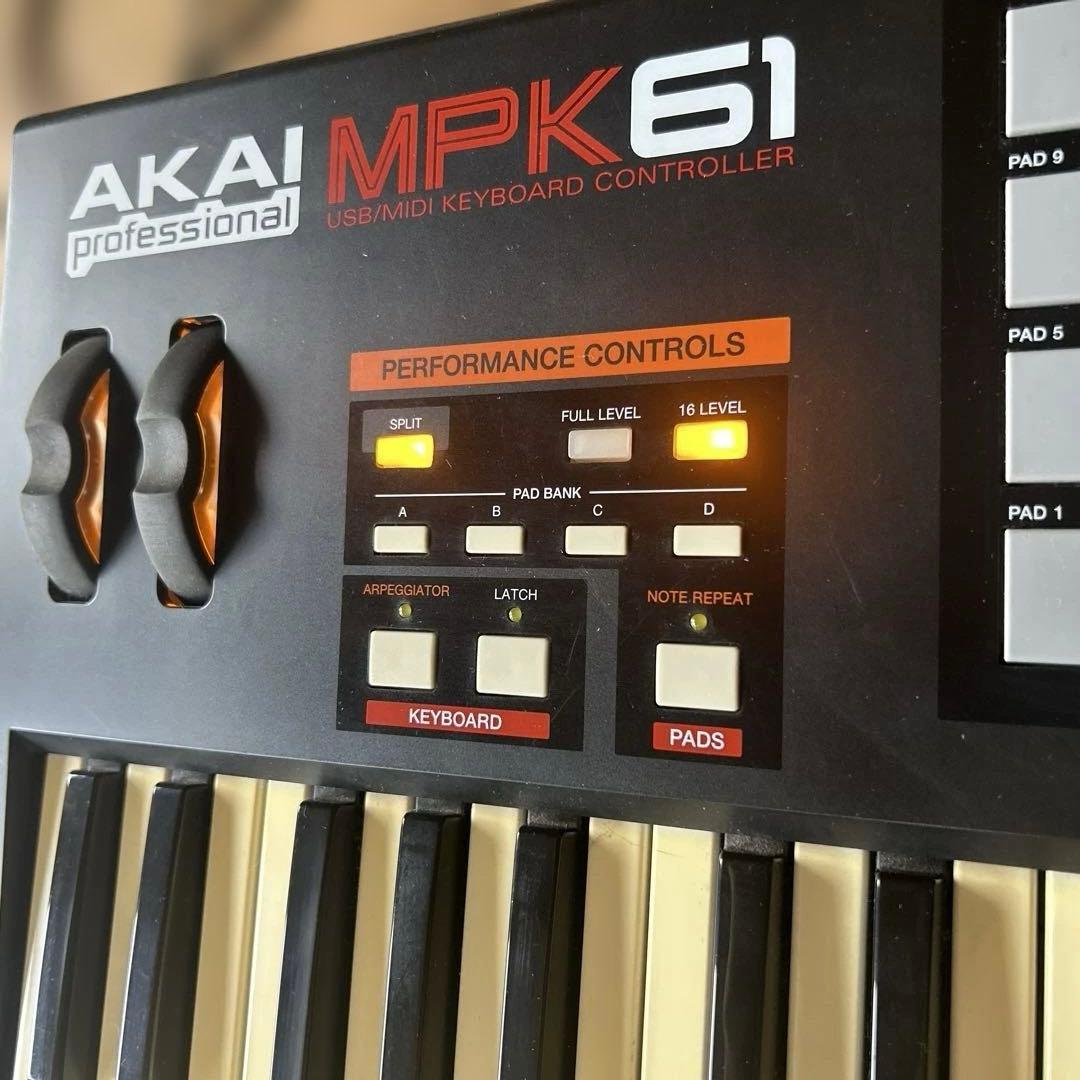 [希少]AKAI MPK61 MIDIキーボード