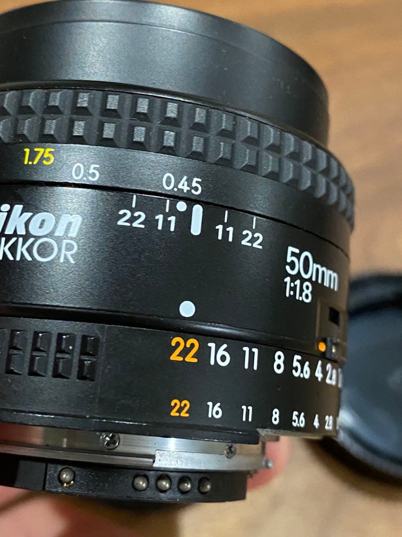 Nikon AF NIKKOR 50mm f/1.8 単焦点レンズ　比較的綺麗