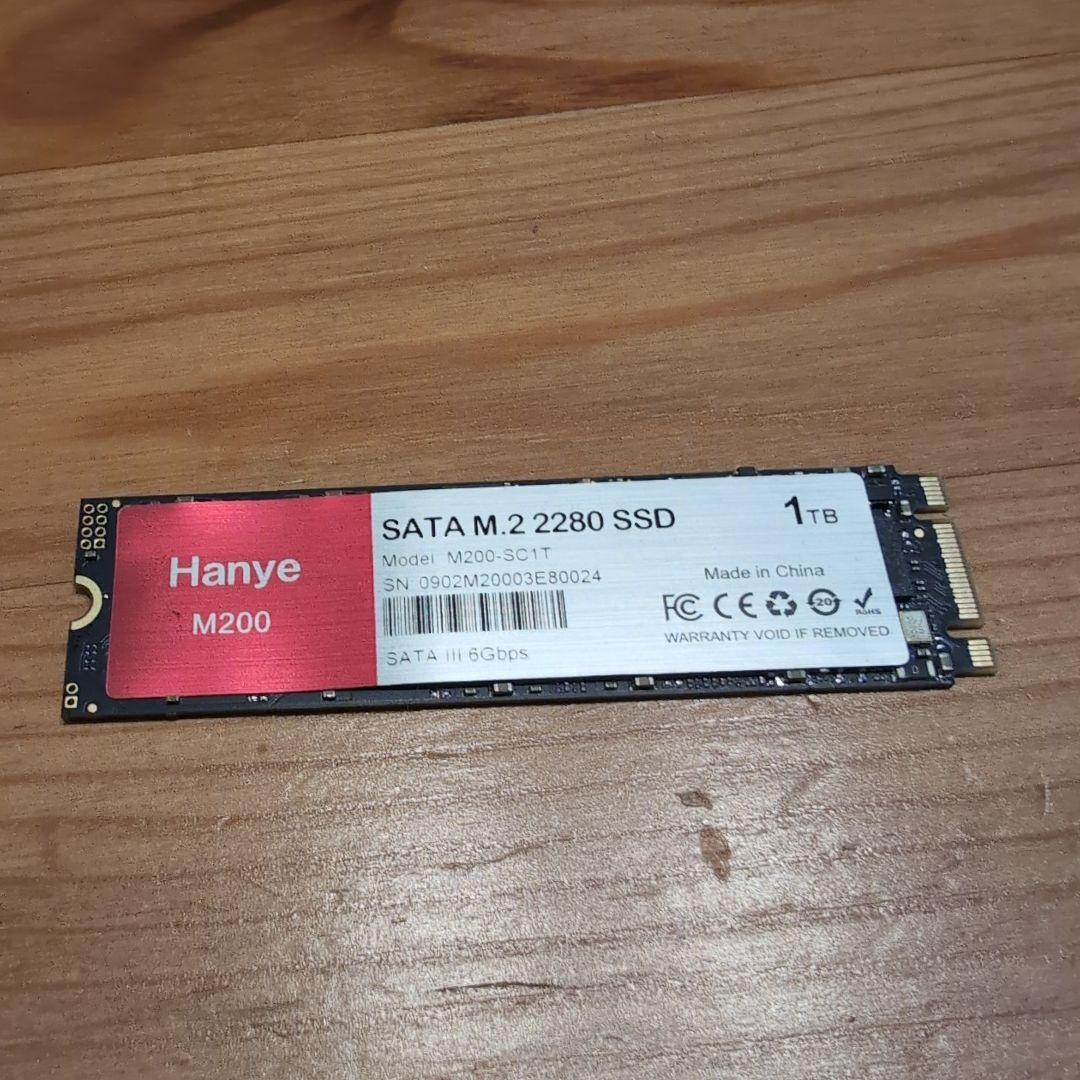 内蔵型SSD Hanye M200 SATA M.2 2280 SSD 1TB