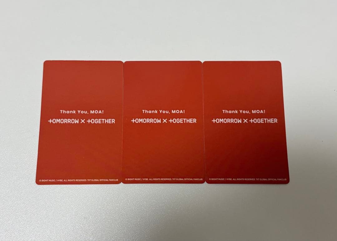 TXT 日本ライブ FC特典トレカ