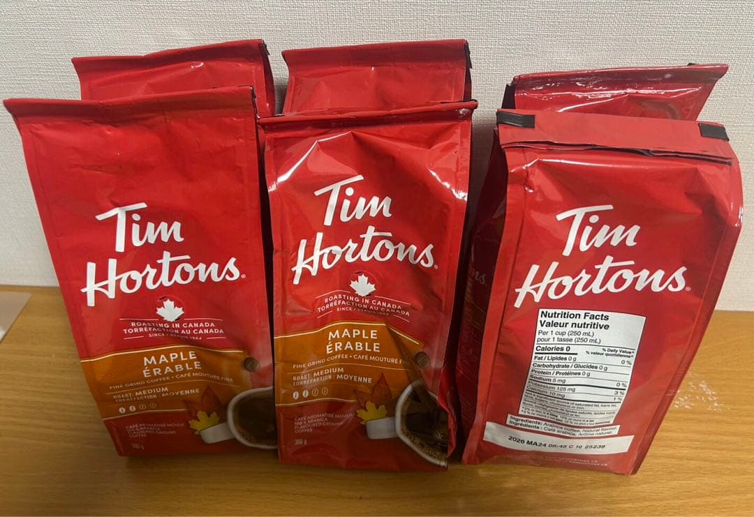 ティムホートンズ Tim Hortons メープルコーヒー 10/21まで