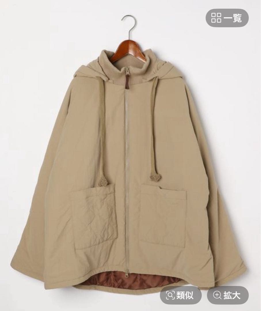 ニコアンド【be with M】⭐︎新品タグ付⭐︎Misayoミリアウター・ベージュ