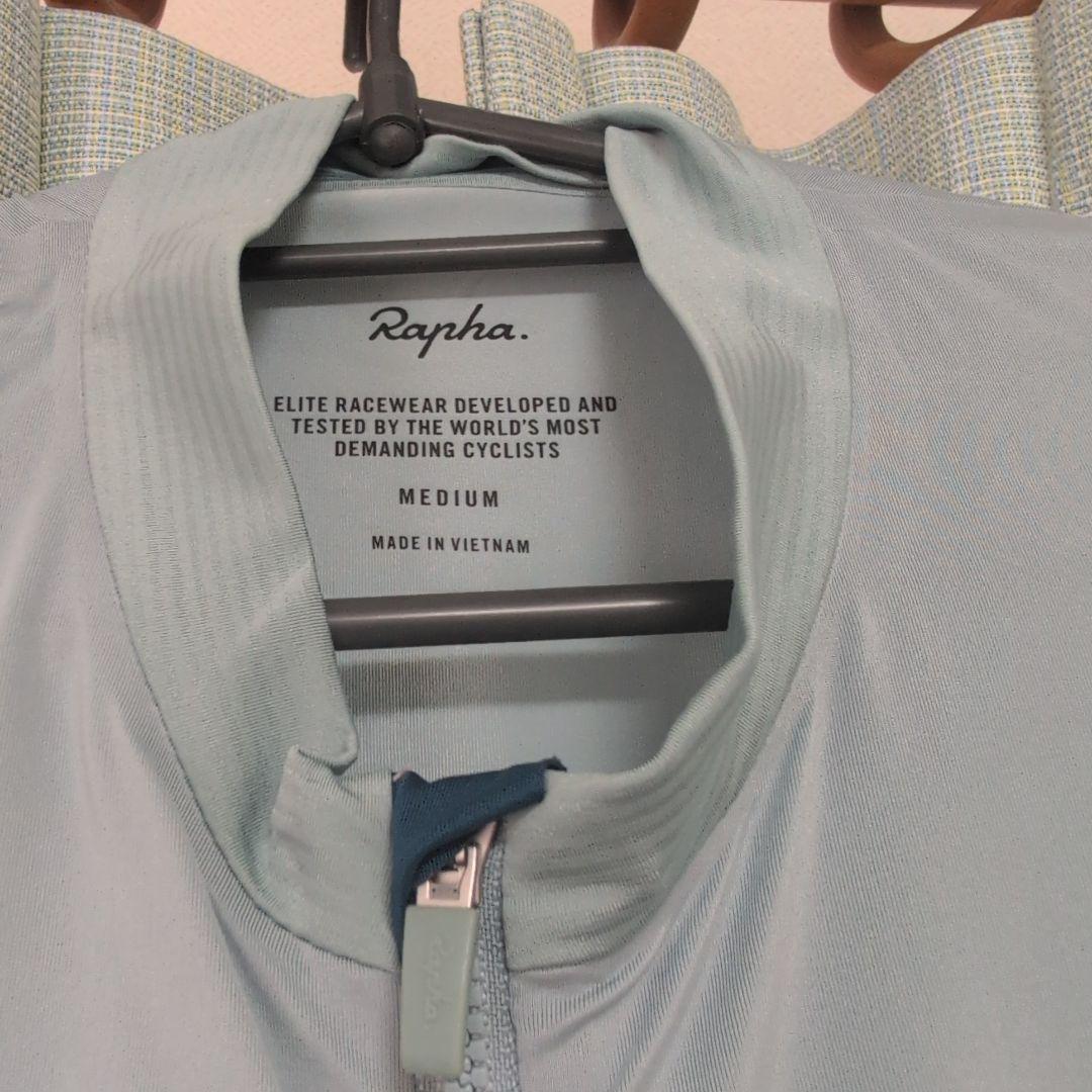 RAPHA サイクルジャージ 水色 グレー　メンズ　Mサイズ　半袖