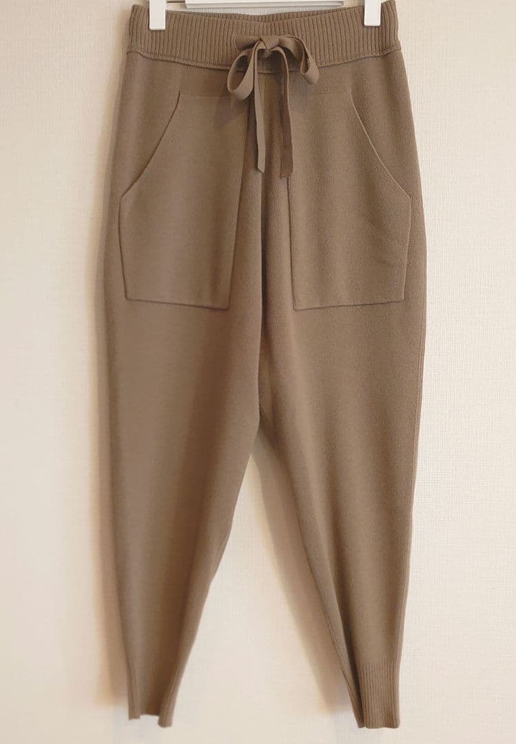 BLAMINK ブラミンク/ウールカシミヤ　12G ニットパンツ　/36