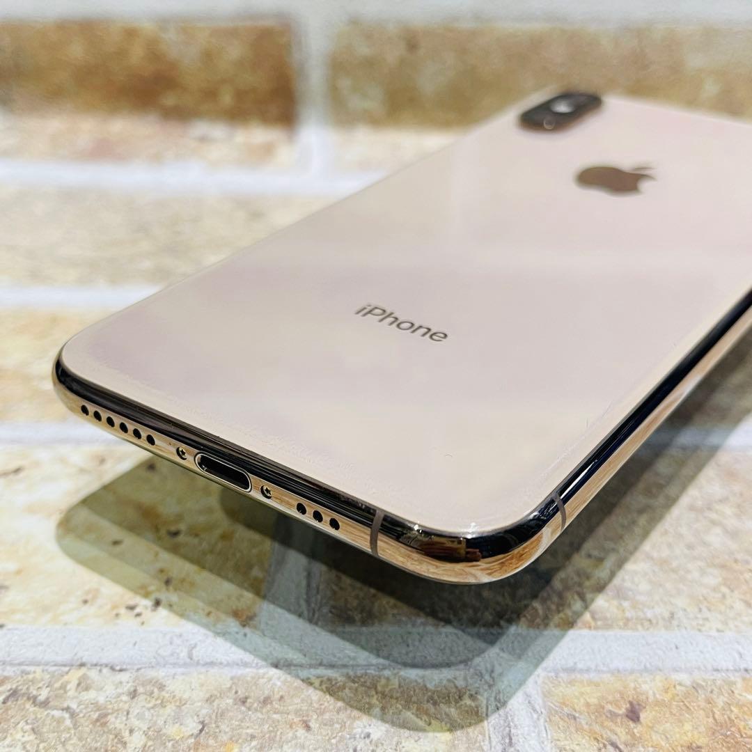 SIMフリー iPhoneXS 256GB ゴールド 電池良好