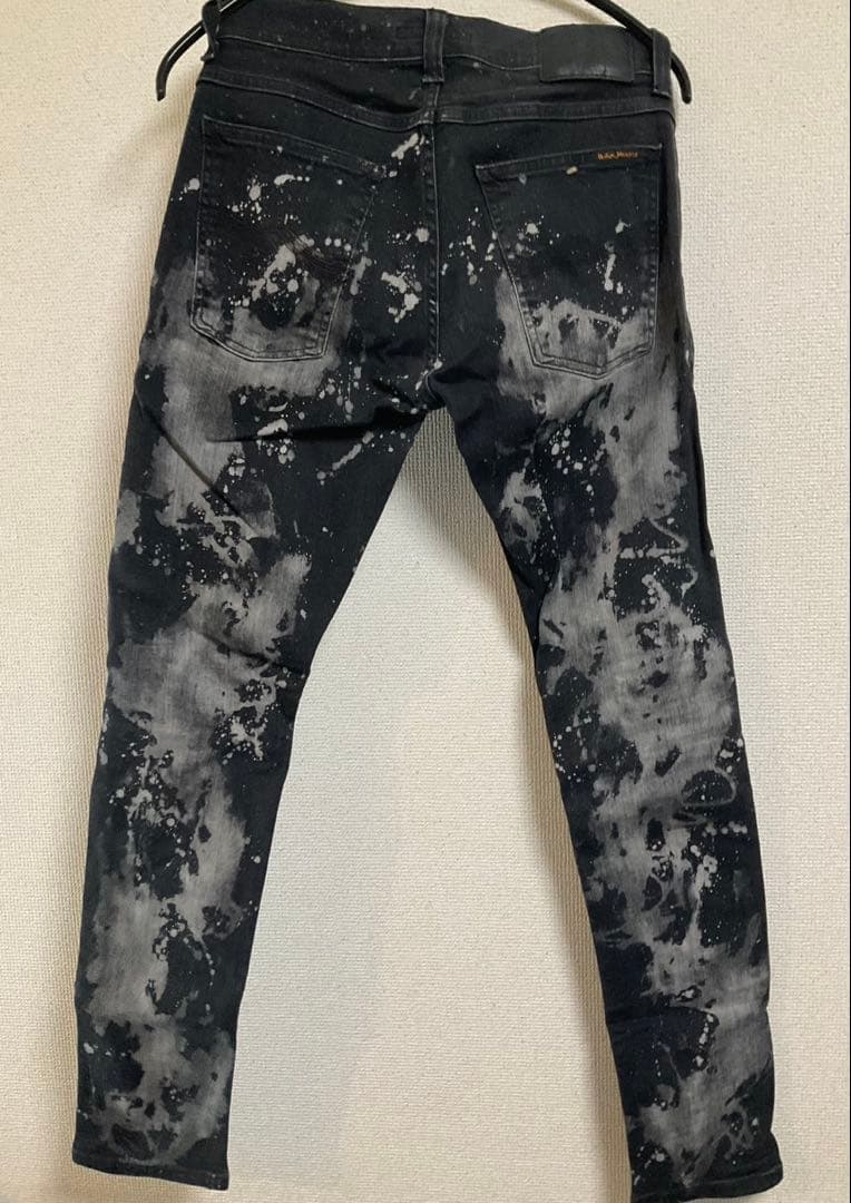 【希少モデル】Nudie Jeans Tight Terry ブリーチ加工W28
