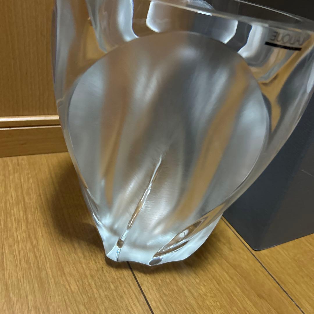 LALIQUE/ラリック　クリスタル　フラワーベース　特大