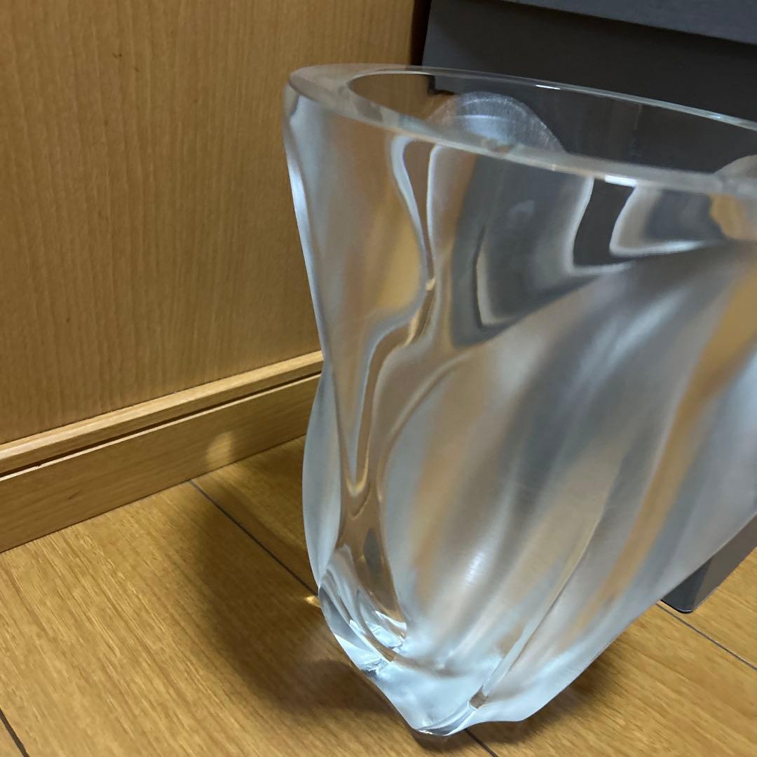 LALIQUE/ラリック　クリスタル　フラワーベース　特大