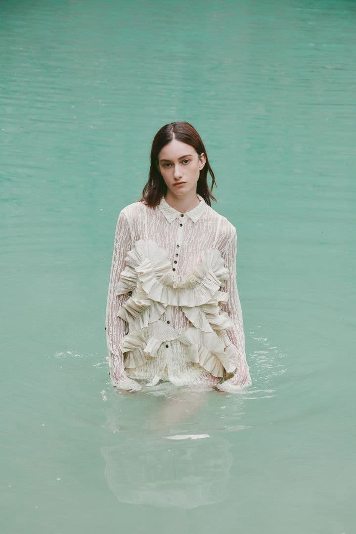 トップス eaphi FEELING FRILLS BUSTIER