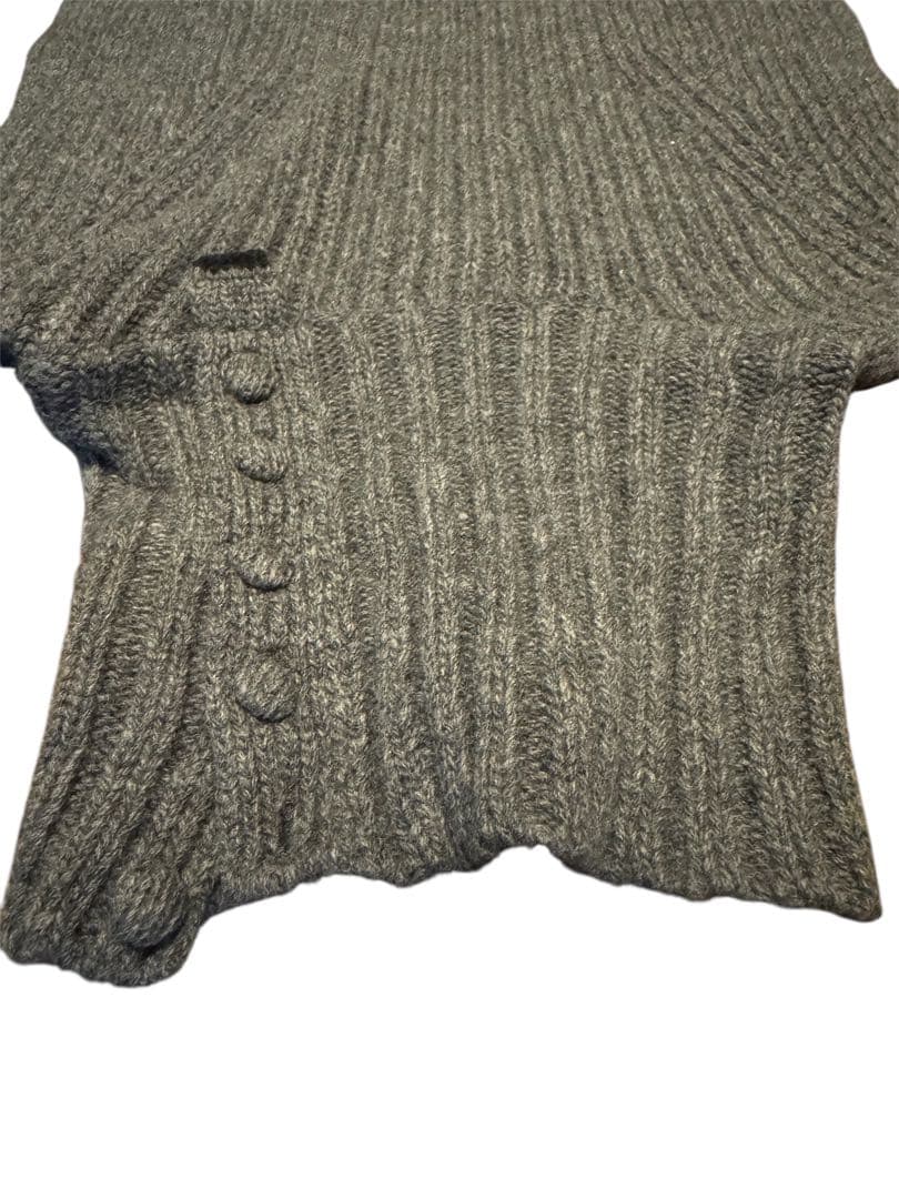 Yohji Yamamoto Y’s リブ編みハイネックニットベスト