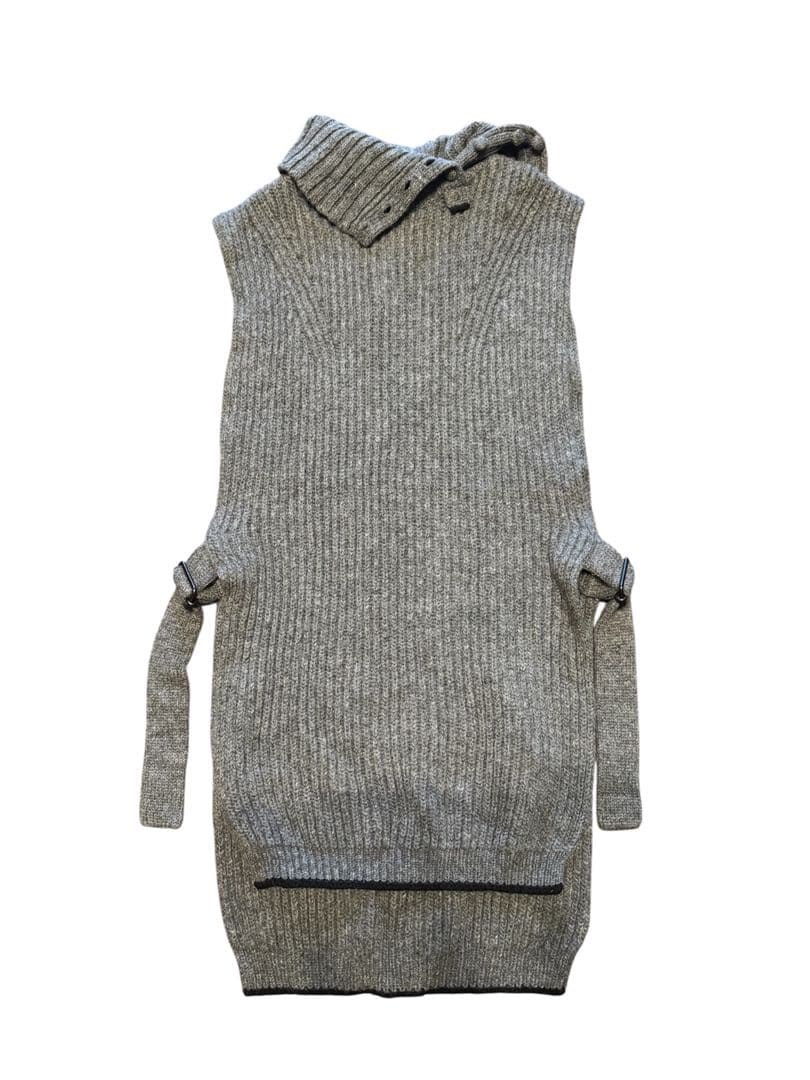 Yohji Yamamoto Y’s リブ編みハイネックニットベスト