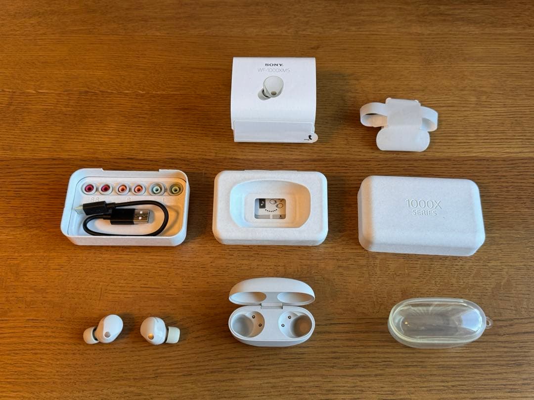 SONY WF-1000XM5 完品 中古 プラチナシルバー