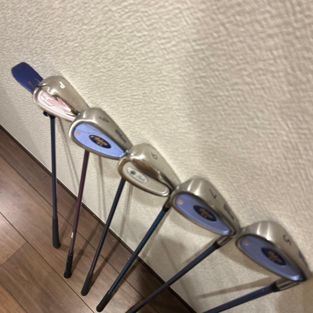 ウィルソン他　レディースL 9本　右利き　ゴルフセット