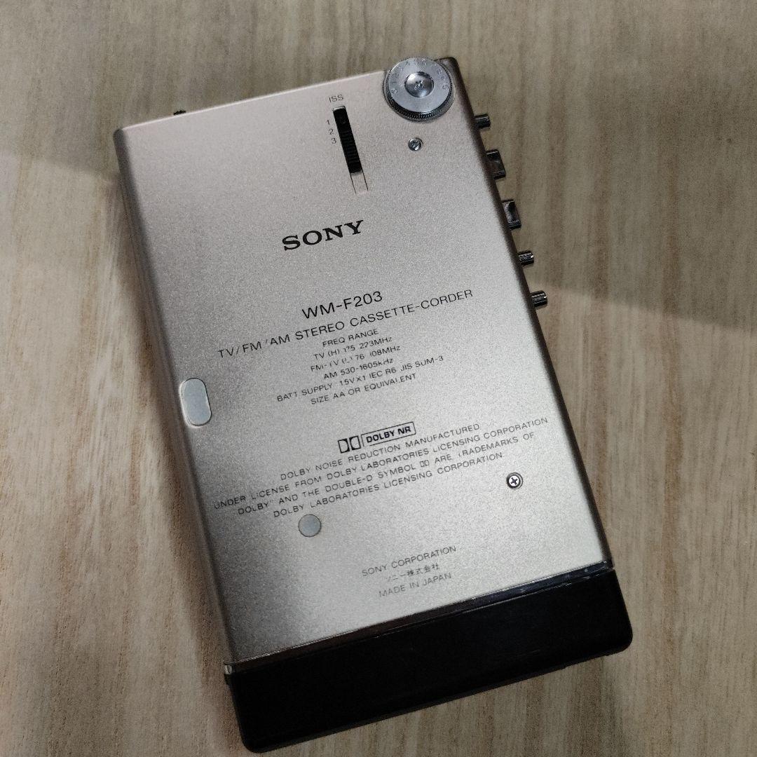 SONY WM-F203 オートリバースカセットプレーヤー 美品 ジャンク品