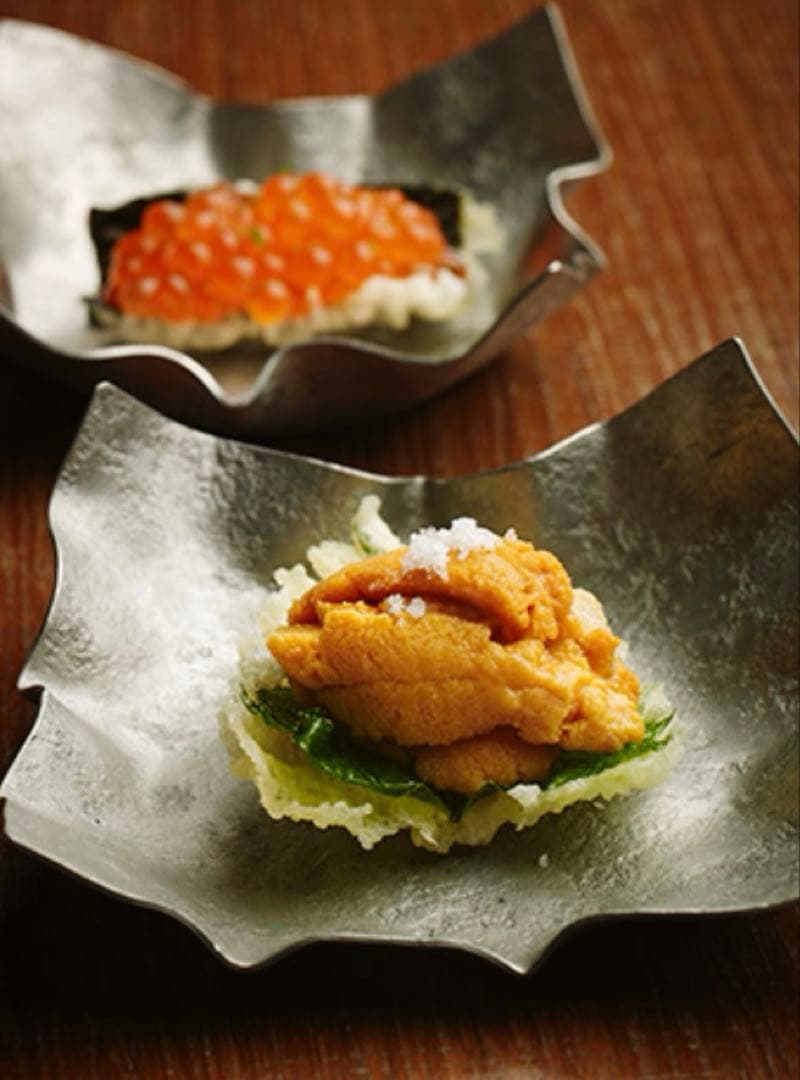 平松保城 錫うつわ　6客 & 錫うつわ大　セット