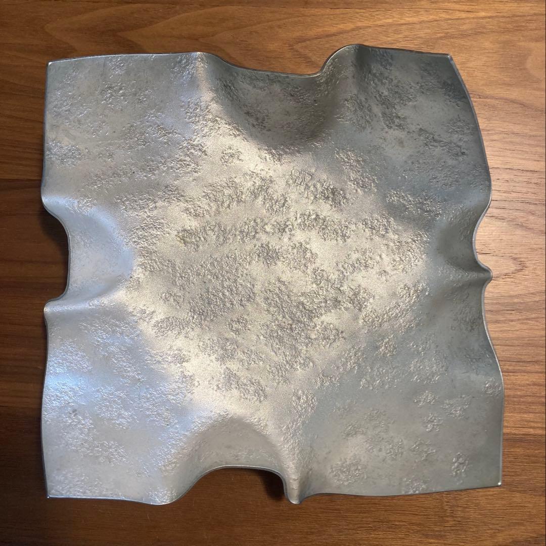 平松保城 錫うつわ　6客 & 錫うつわ大　セット