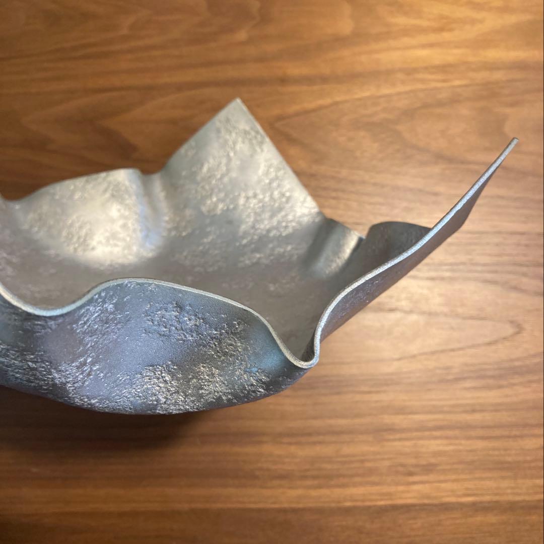 平松保城 錫うつわ　6客 & 錫うつわ大　セット