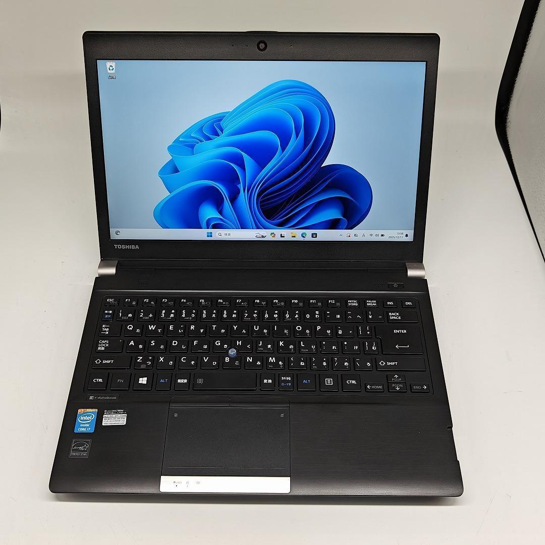 【東芝】R83 爆速i7 新品SSD256GB 16GB ブラック ノートPC