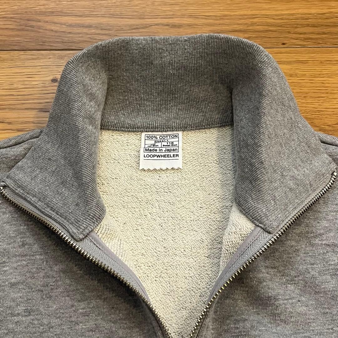 【美品】ループウィラー LW79 トラックジャケット グレーメランジ S