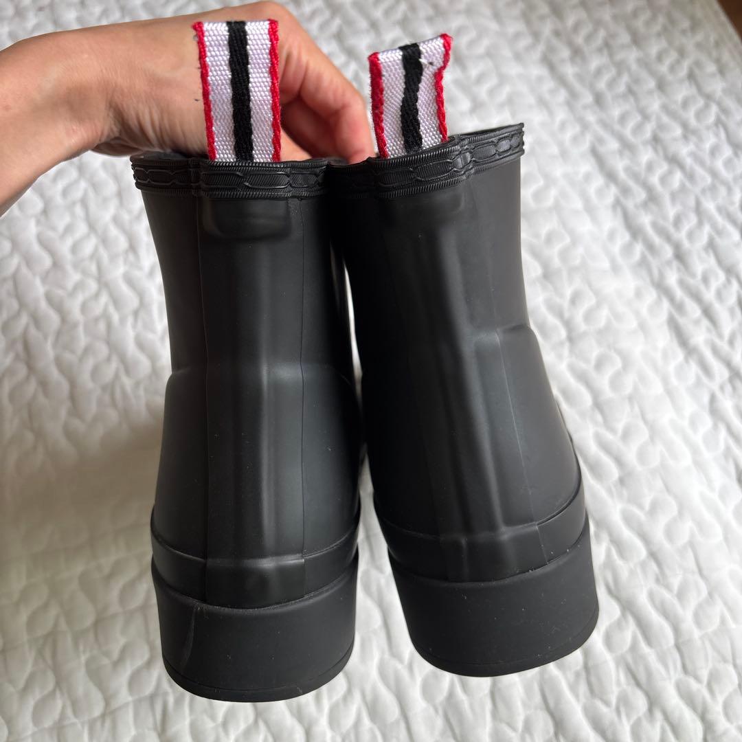 美品HUNTER レインブーツ ブラック 25㎝ UK6