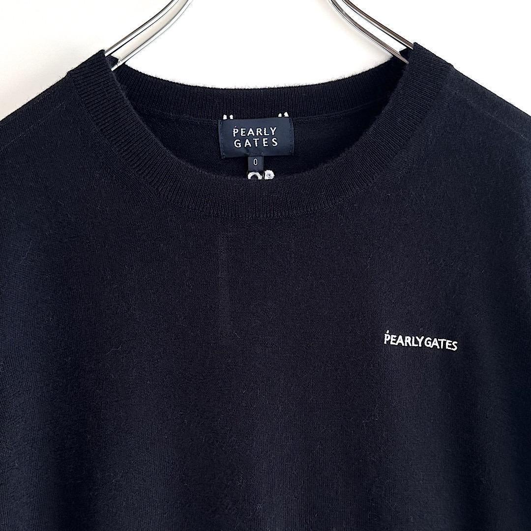 のこ454 パーリーゲイツ 41,800円 カシミヤ100％ 紺 2 L