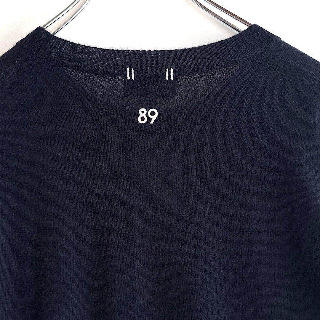 のこ454 パーリーゲイツ 41,800円 カシミヤ100％ 紺 2 L