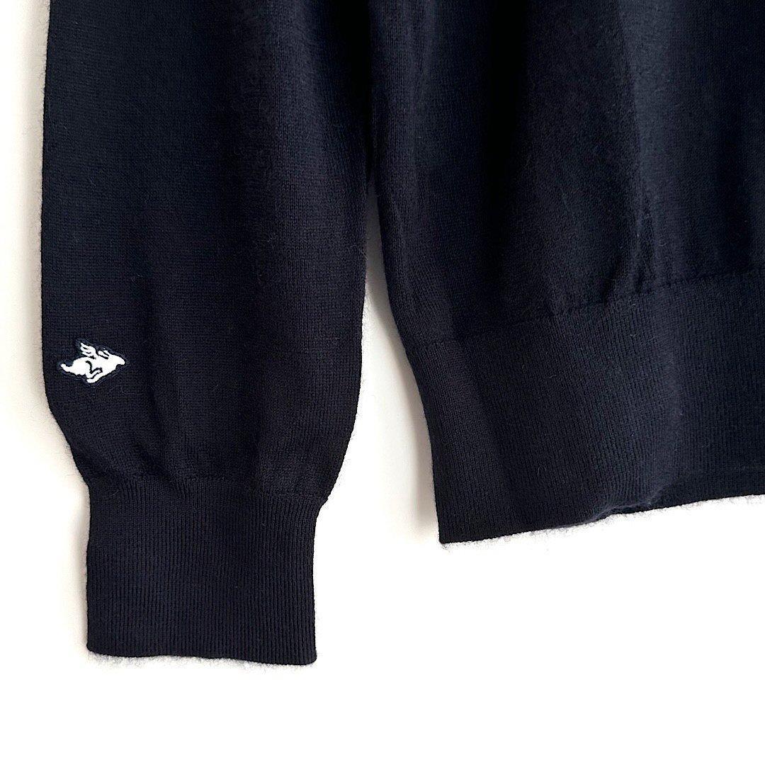 のこ454 パーリーゲイツ 41,800円 カシミヤ100％ 紺 2 L