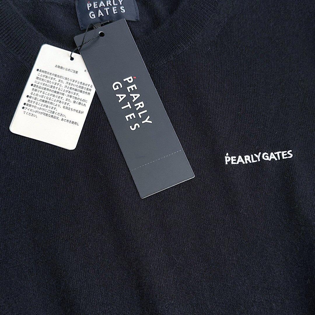 のこ454 パーリーゲイツ 41,800円 カシミヤ100％ 紺 2 L