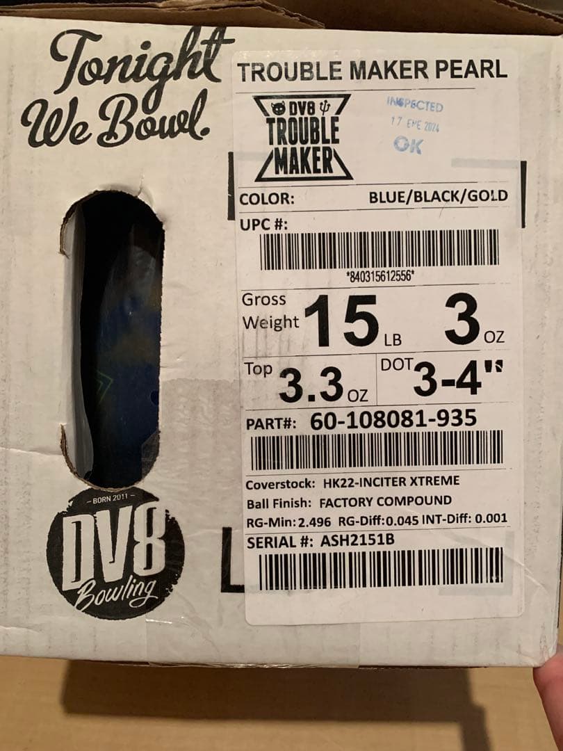 【DV8 】トラブルメーカーパール　TROUBLE MAKER PEARL