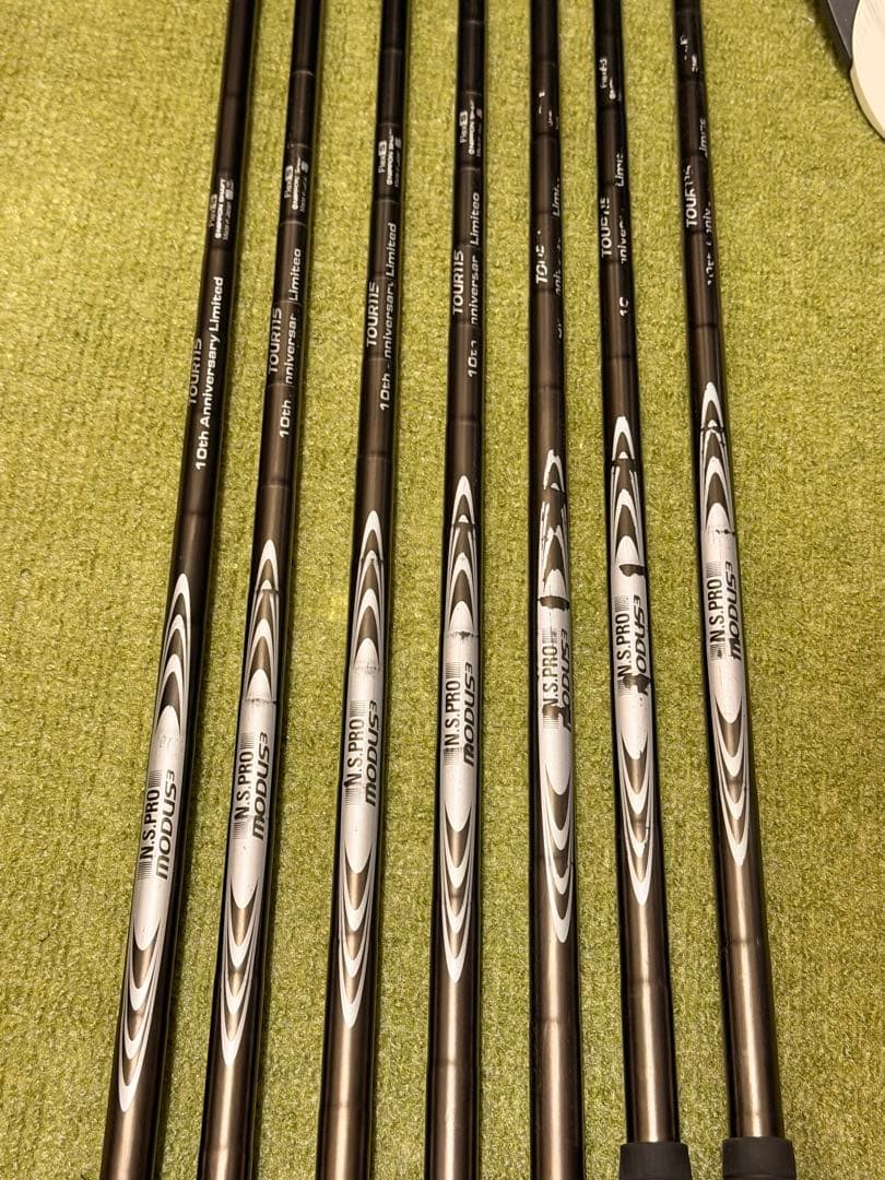 【限定】モーダス115 S 10周年 記念ブラック 4〜PW 7本 MODUS3