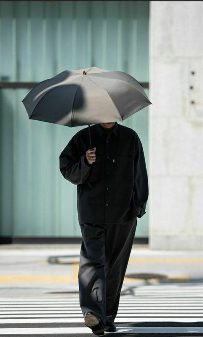 untule （アントゥーレ）2段EASY折りたたみ日傘　ニュートラル