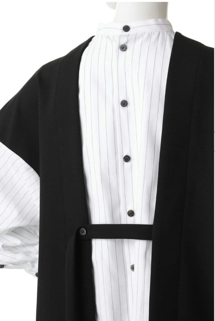 【ENFOLD】ダブルクロス コンビ プルオーバー