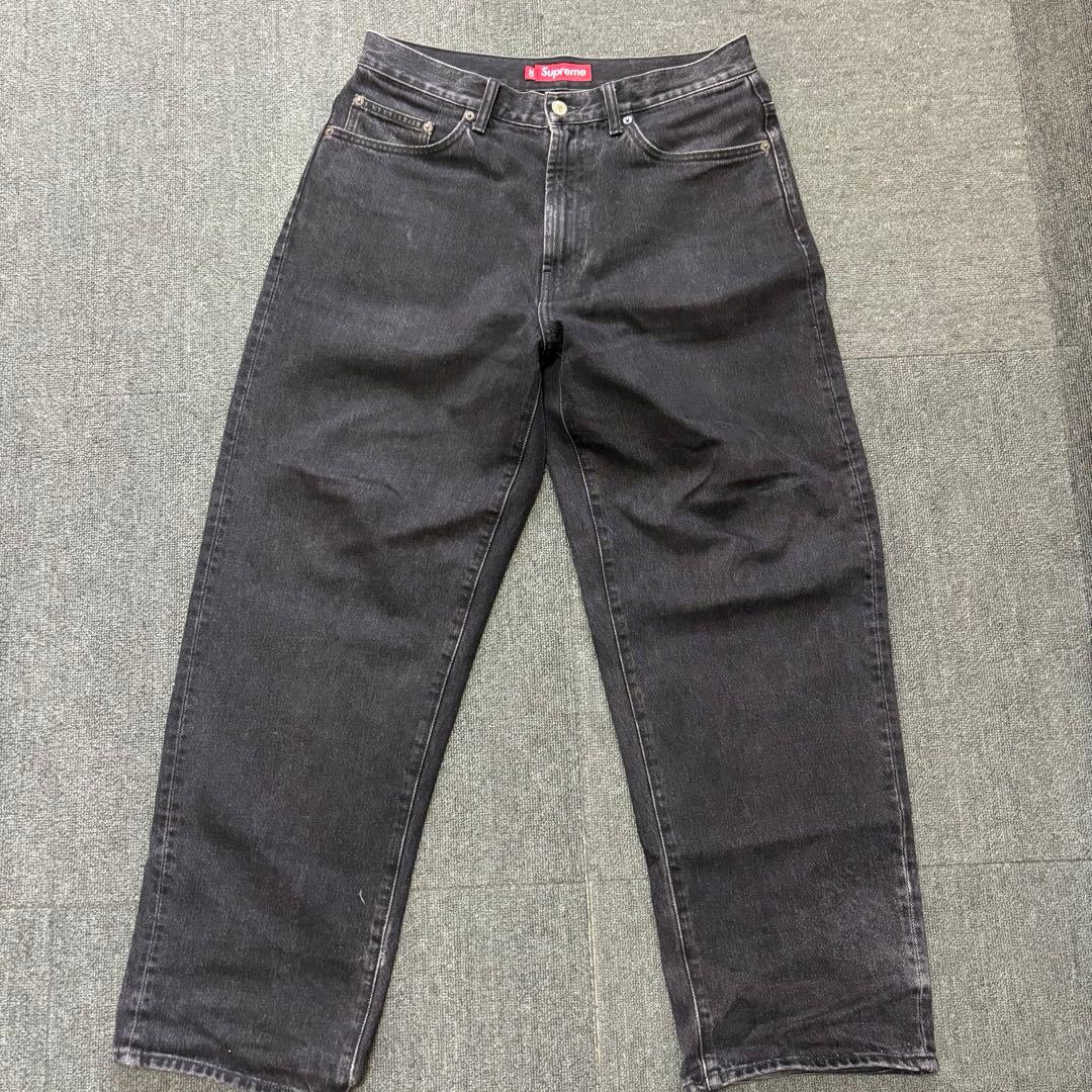 パンツ supreme baggy jeans black 25ss 30size