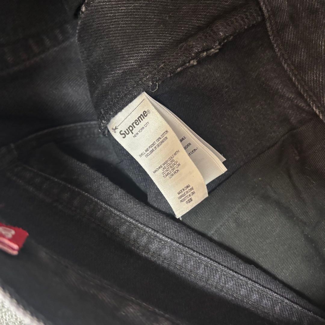 パンツ supreme baggy jeans black 25ss 30size