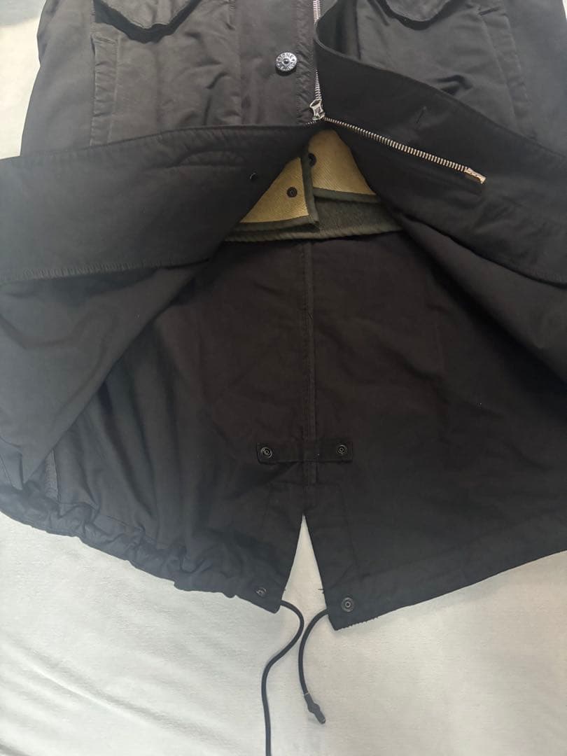 Stone  ブラックモッズコート